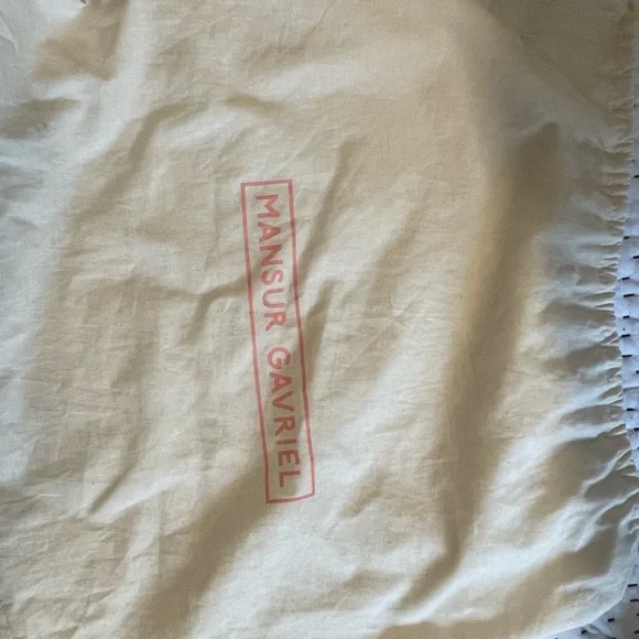 Mansur Gavriel large black bucket bag with red interior. - Picture 8 of 8